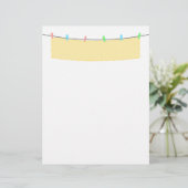 Papier En-tête de bannière (Debout devant)