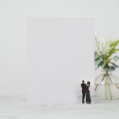 Papier en-tête de couple de danse (Debout devant)