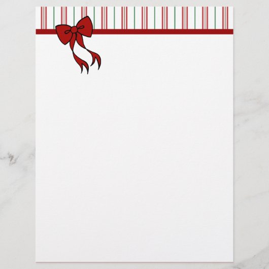 Papier En-tête de la boîte de Noël (Devant)