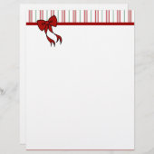Papier En-tête de la boîte de Noël (Devant / Derrière)