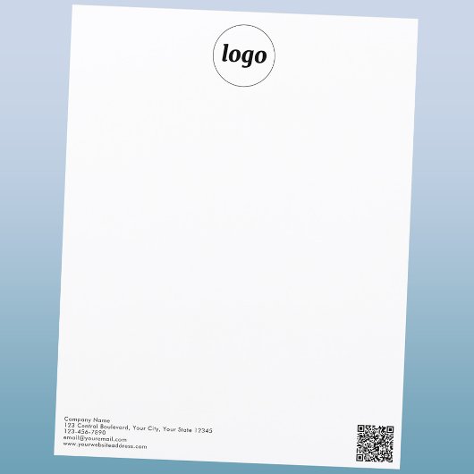 Papier En-tête de la lettre professionnelle du logo simpl