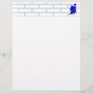 Papier En-tête de la peinture à éclaboussure