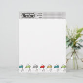 Papier En-tête de la recette de mélangeur électrique coul (Debout devant)