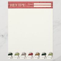 En-tête de la recette du livre de cuisine pour mél