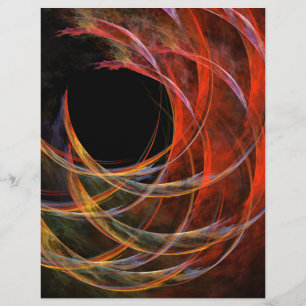 Papier En-tête de lettre d'art Abstrait du cercle