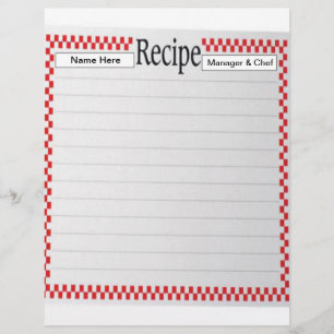Papier En-tête de lettre de recette