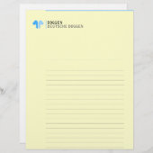 Papier En-tête de lettre Grande identité Danse (Devant / Derrière)