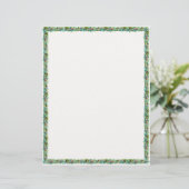 Papier En-tête de lettre Guirlande de Noël (Debout devant)