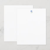 Papier En-tête de lettre Hydrangea (Devant / Derrière)