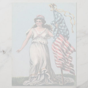 Papier En-tête de lettre Lady Liberty