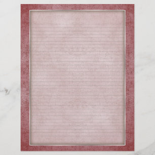 Papier En-tête de lettre Lignes facultatives avec cadre v