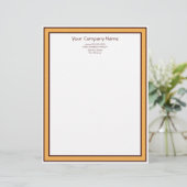 Papier En-tête de lettre personnalisée (Debout devant)