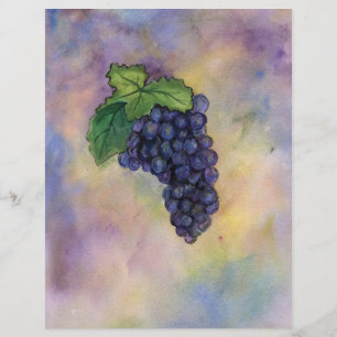 Papier En-tête de lettre Pinot Noir Vins