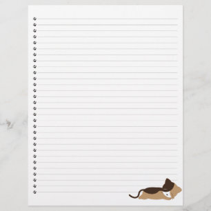 Papier En-tête de lettre pour animaux de compagnie à napp