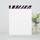 Papier En-tête de lettre Zebra (Debout devant)