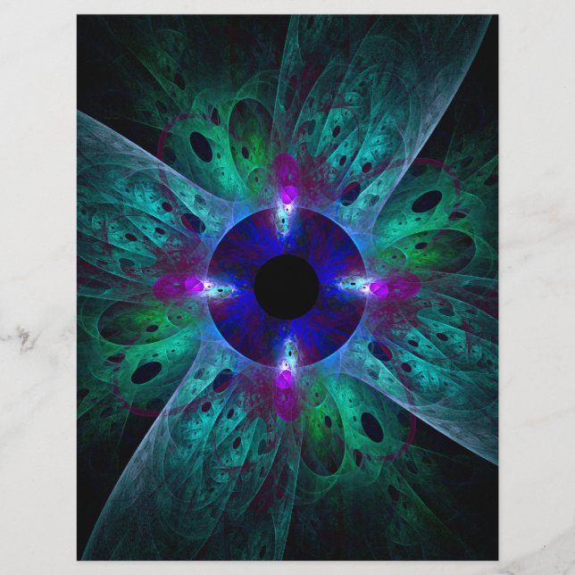 Papier En-tête de l'oeil Abstrait (Devant)
