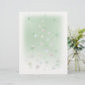 Papier En-tête de Noël de l'arbre creux (Debout devant)