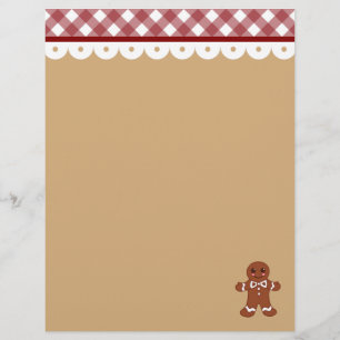 Papier En-tête de pain d'épices