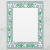 Papier En-Tête Des Cadeaux Et Des Devoirs De Noël (Devant)