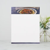 Papier En-tête des pâtes (Debout devant)