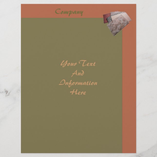Papier En-tête des tapis (Devant)