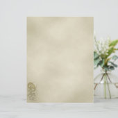 Papier En-tête dragon d'Asie vintage (Debout devant)