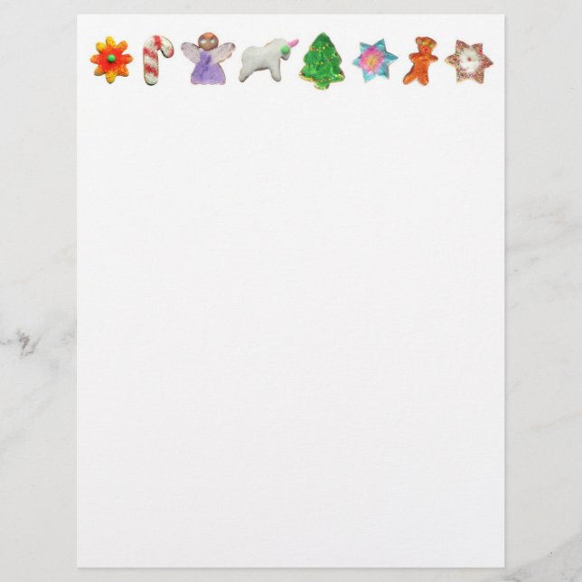 Papier En-tête du biscuit de Noël (Devant)