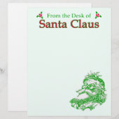 Papier En-tête du bureau du Père Noël (Devant / Derrière)