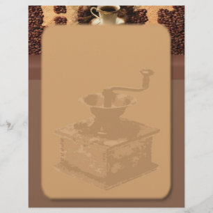 Papier En-tête du café rôti