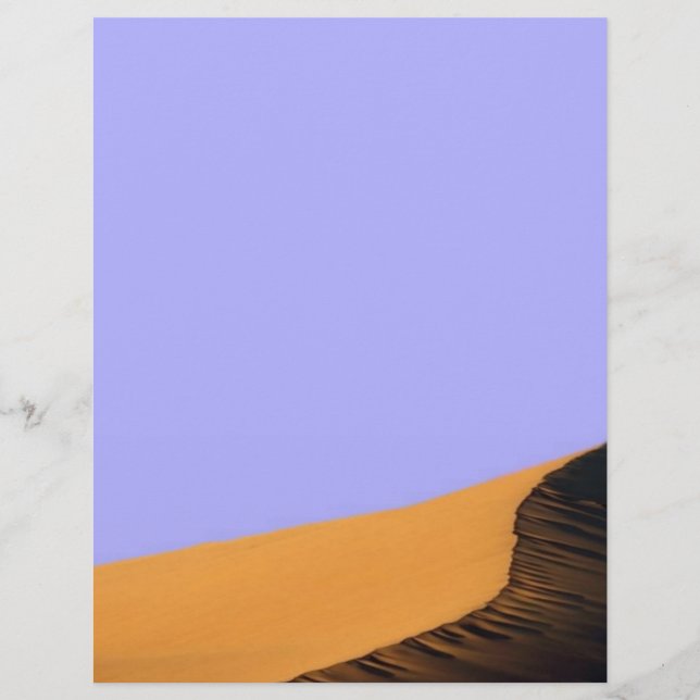 Papier En-tête du désert (Devant)