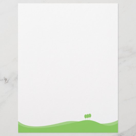 Papier En-tête du monde vert (Devant)