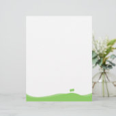 Papier En-tête du monde vert (Debout devant)