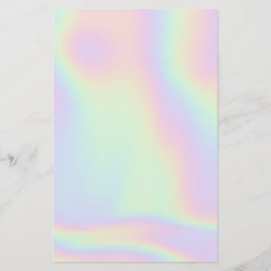 Papier En-tête d'une licorne élégante (Dos)