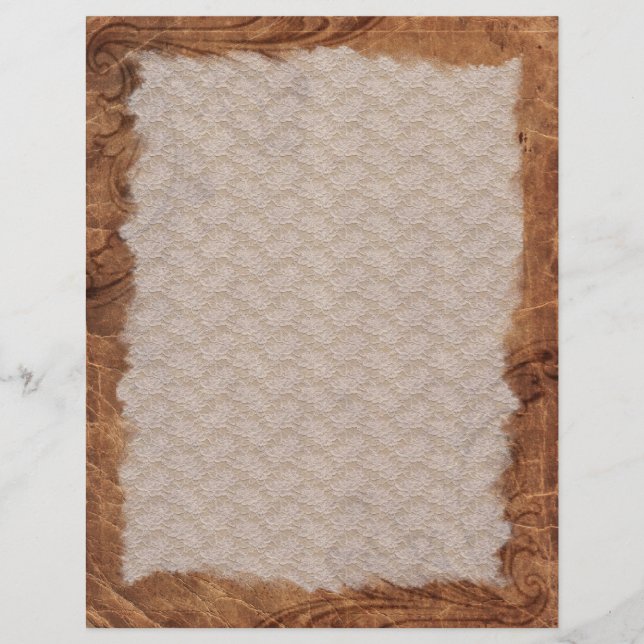 Papier En-tête en cuir incorporé (Devant)