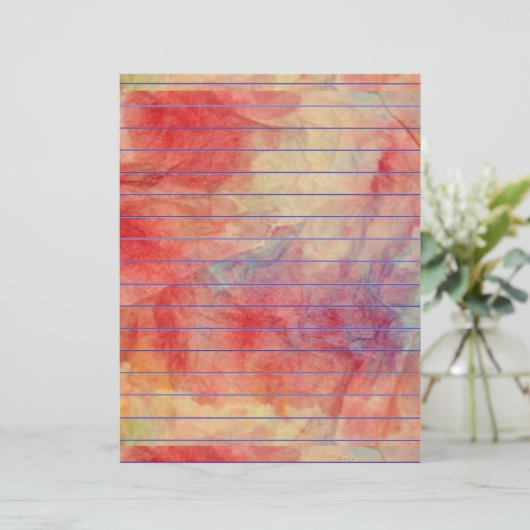 Papier En-tête en marbre rose (Debout devant)