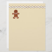 Papier en-tête en pain d'épices (Devant / Derrière)