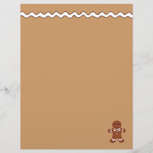 Papier en-tête en pain d'épices (Devant)