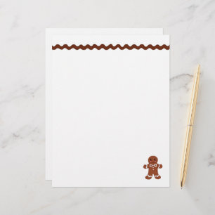 Papier en-tête en pain d'épices