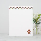 Papier en-tête en pain d'épices (Debout devant)
