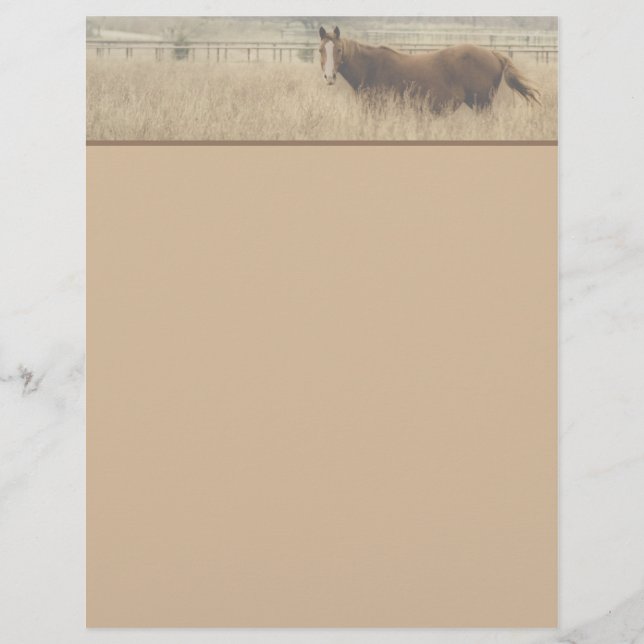 Papier En-tête équestre (Devant)