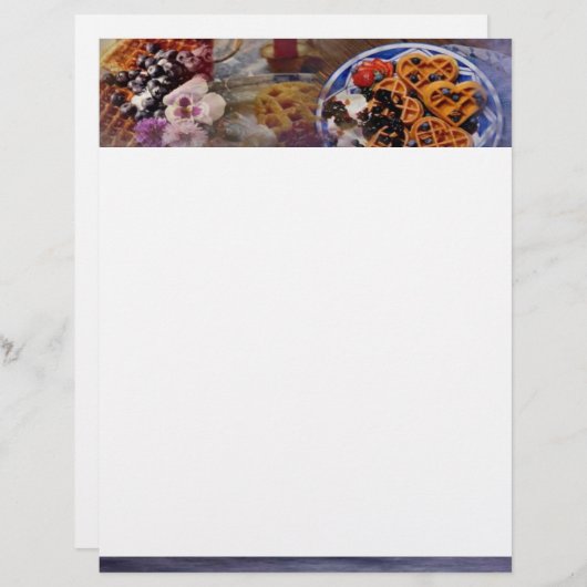 Papier En-tête gaufre (Devant / Derrière)