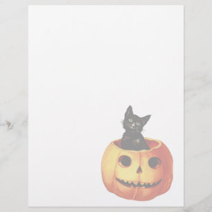 Papier en-tête Halloween vintage