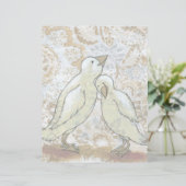 Papier en-tête Inséparable couple parfait art romantique (Debout devant)