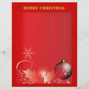 Papier En-tête Joyeux Noël