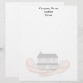 Papier En-tête Lettres immobilières (Devant / Derrière)