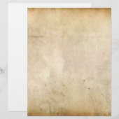 Papier en-tête Motif de défilement antique (Devant / Derrière)