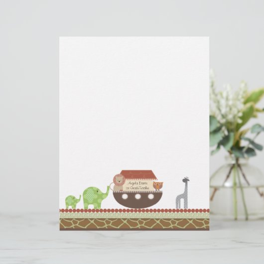 Papier En-tête Noahs Ark (Debout devant)