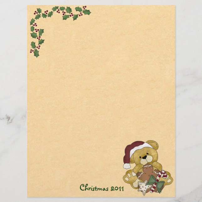 Papier En-tête Noël (Devant)