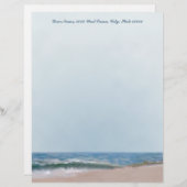 Papier en-tête Ocean Shore Beach (Devant / Derrière)