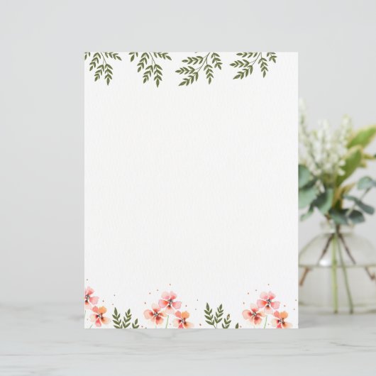 Papier En-tête pour les imprimés (Debout devant)